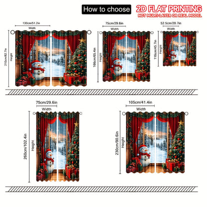 Aurielyn - Christmas Decorative Curtain