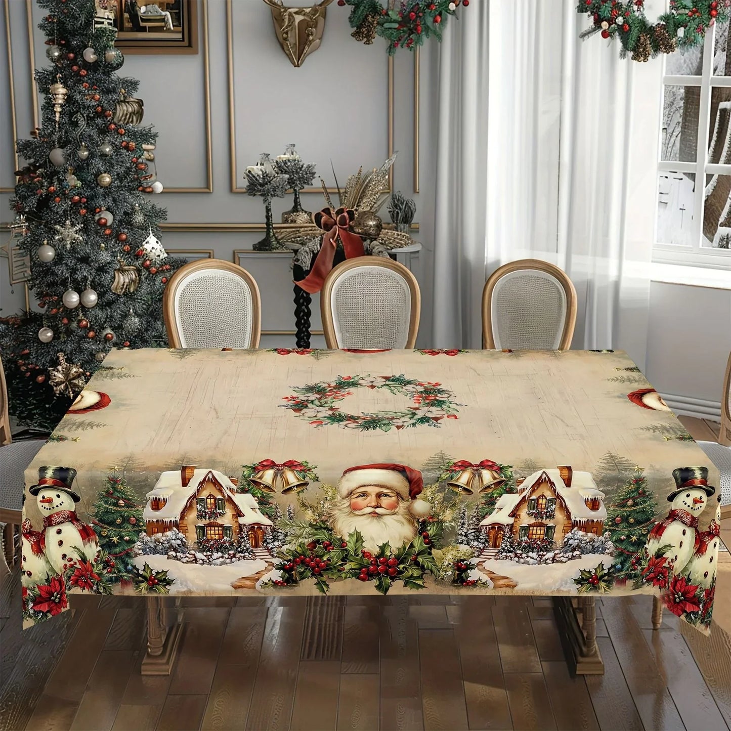 Holy Family Christmas Table Cover