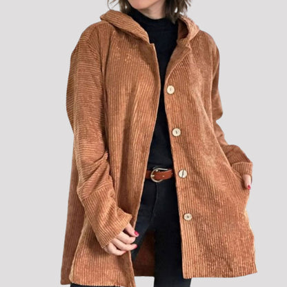 Calandra - Stylish Casual Hooded Coat