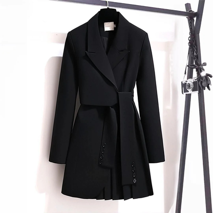 Kaliryn - Elegant Casual Belted Coat