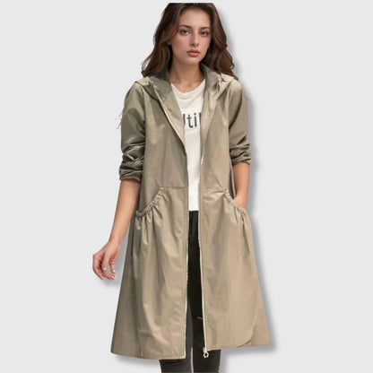 Evelisse - Stylish Casual Hooded Coat