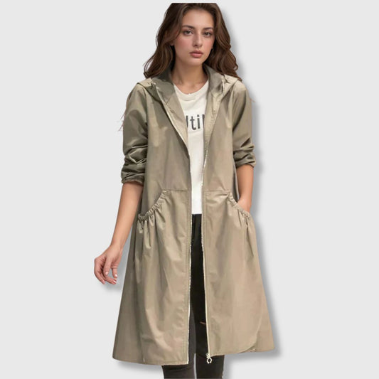 Evelisse - Stylish Casual Hooded Coat