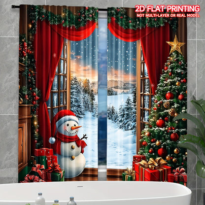 Aurielyn - Christmas Decorative Curtain