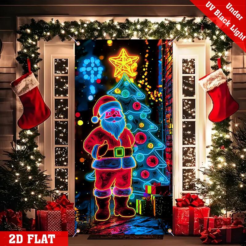 Caroline - Christmas Neon Door Banner
