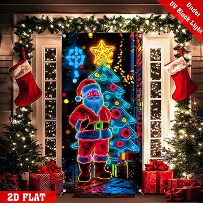 Caroline - Christmas Neon Door Banner
