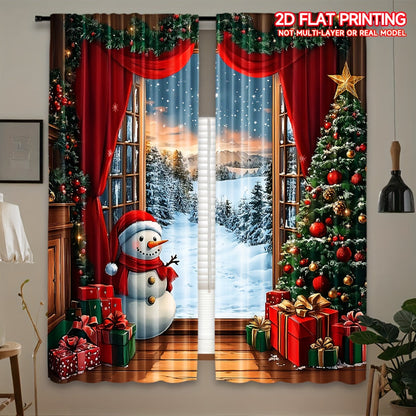 Aurielyn - Christmas Decorative Curtain
