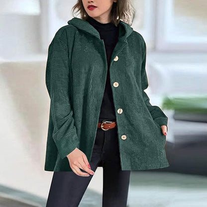 Calandra - Stylish Casual Hooded Coat