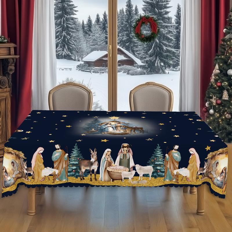 Isanisse - Christmas Decorative Tablecloth