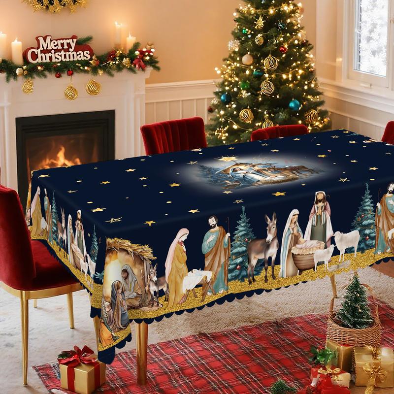 Isanisse - Christmas Decorative Tablecloth