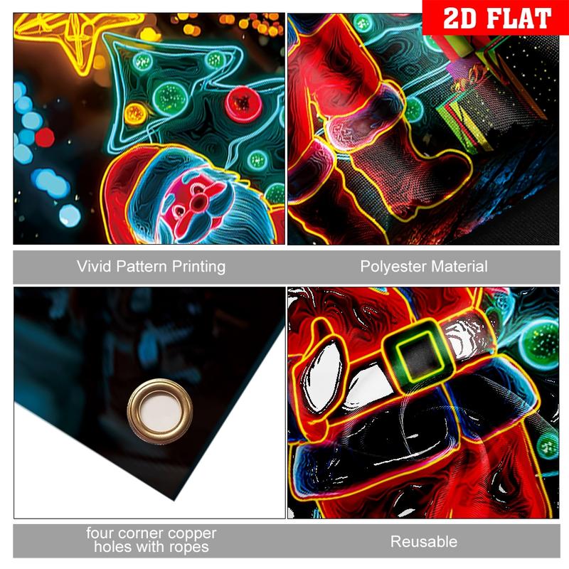 Caroline - Christmas Neon Door Banner