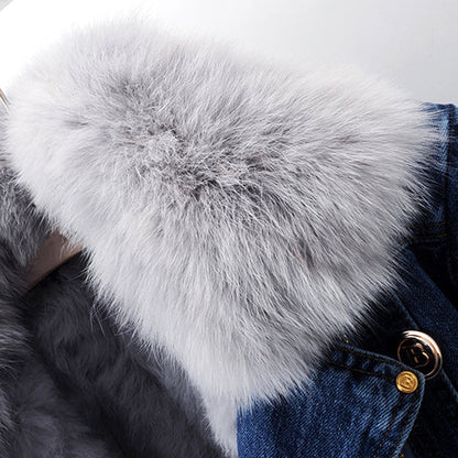 Fayana - Stylish Casual Denim Coat