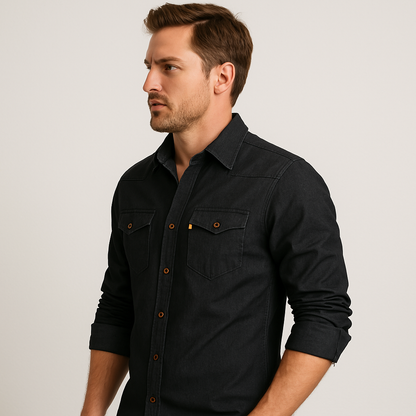 Carven - Stylish Casual Denim Shirt