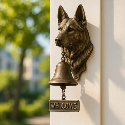Severian - Antique Dog Welcome Bell