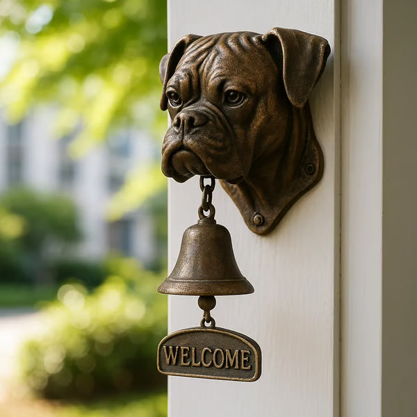 Severian - Antique Dog Welcome Bell