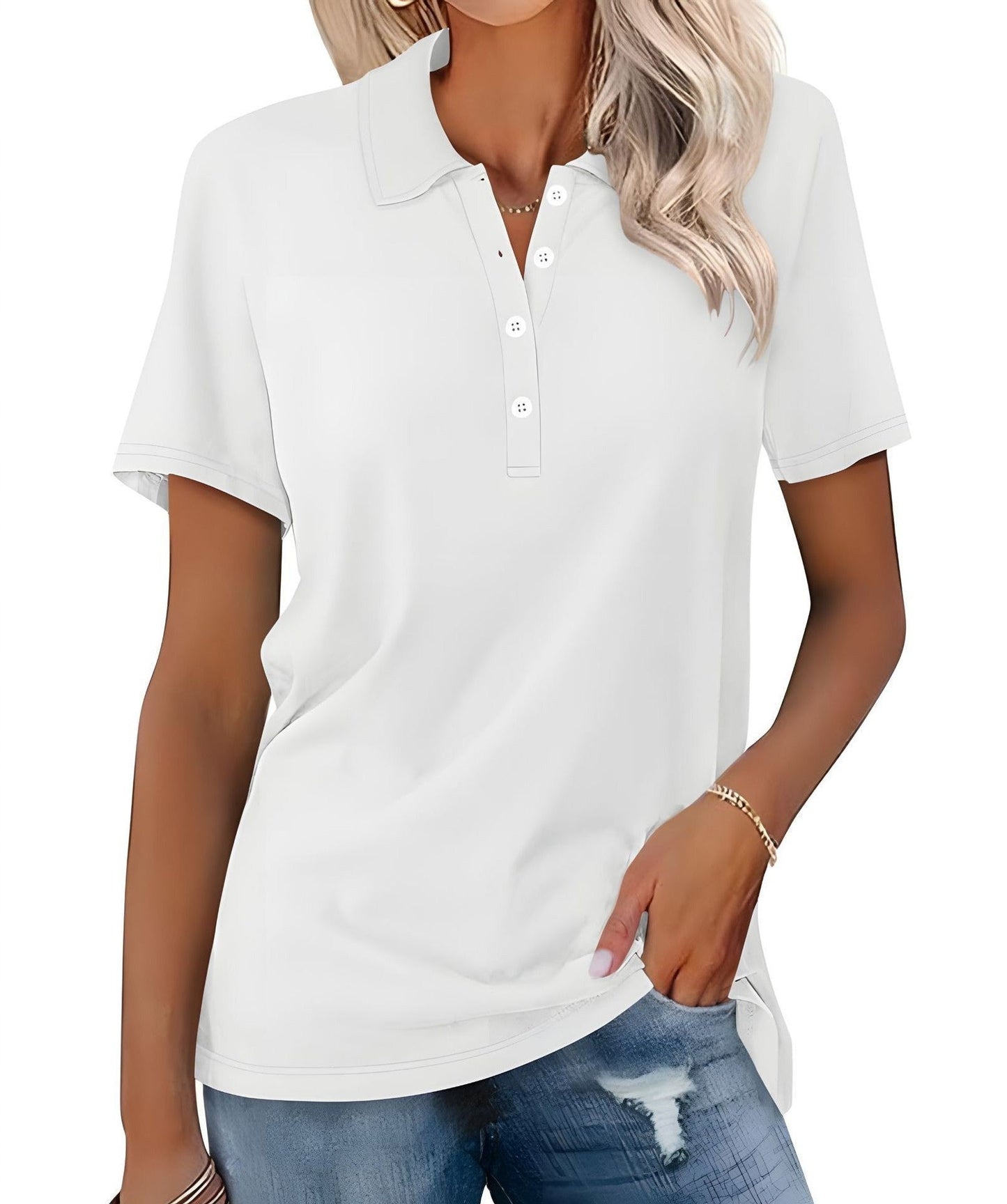 Jazlyn - Elegant Polo Shirt