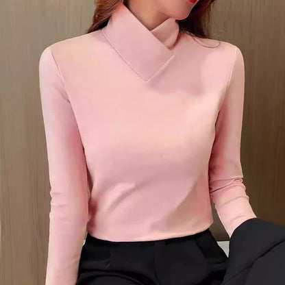 Alenia - Elegant Casual Turtleneck Top