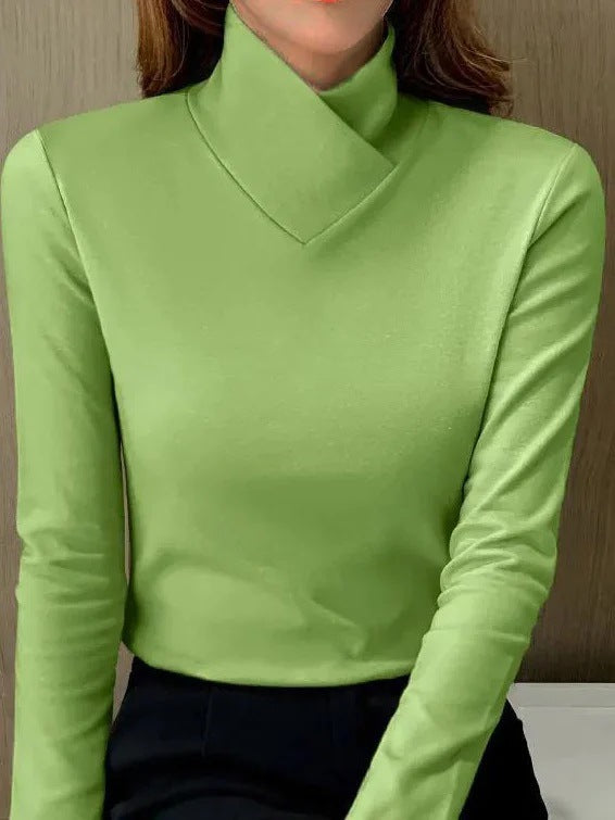 Alenia - Elegant Casual Turtleneck Top