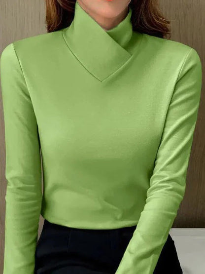 Alenia - Elegant Casual Turtleneck Top