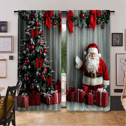 Anirae - Christmas Decorative Curtain