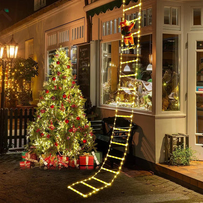 Clorissa - LED Santa Ladder Lights
