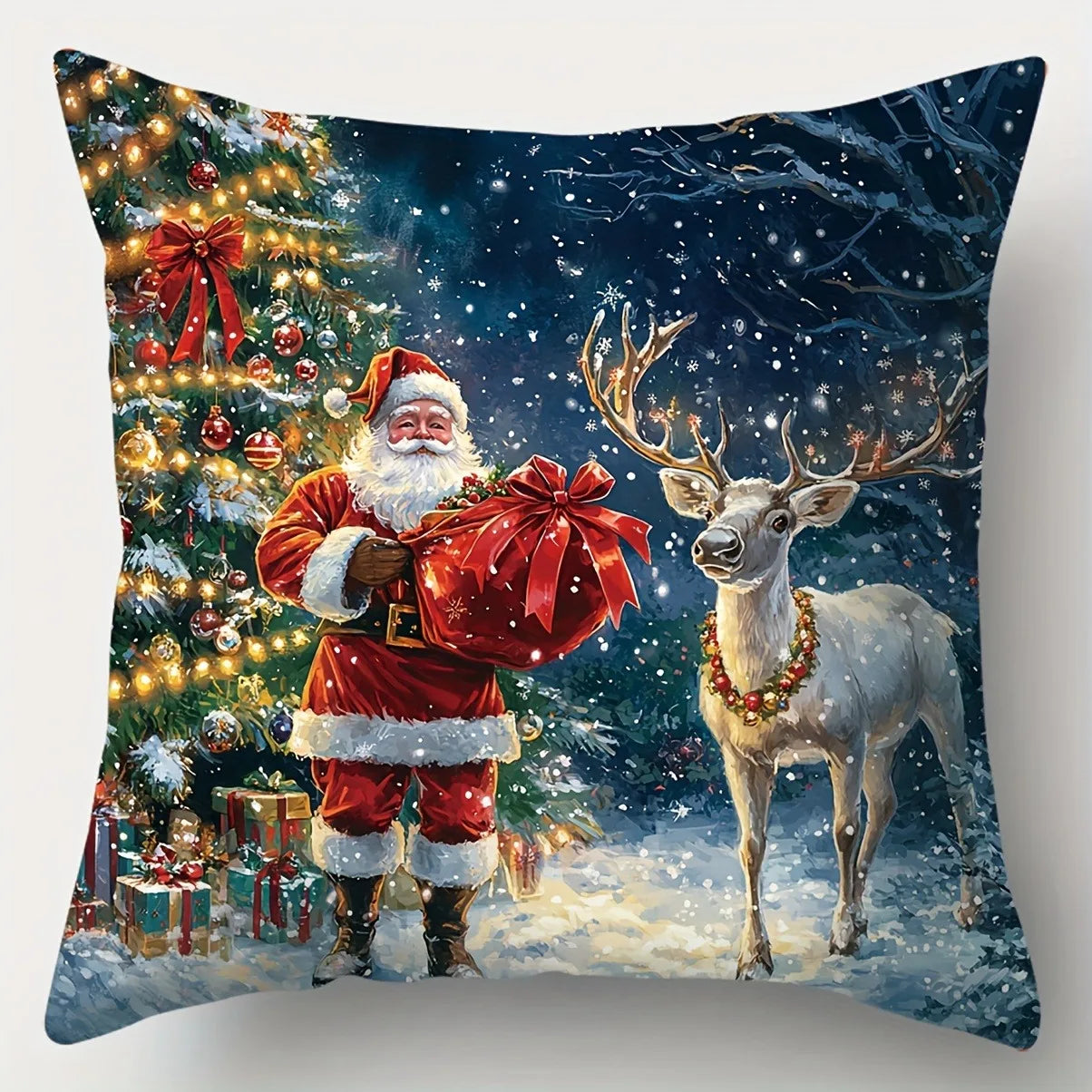 Alirene - Christmas Decorative Pillow Cover