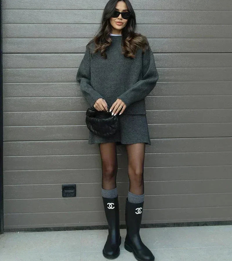 Brenessa - Elegant Casual Two Piece Set