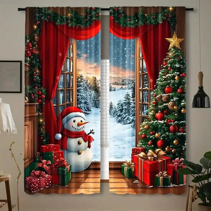 Arleth - Christmas Decorative Curtain