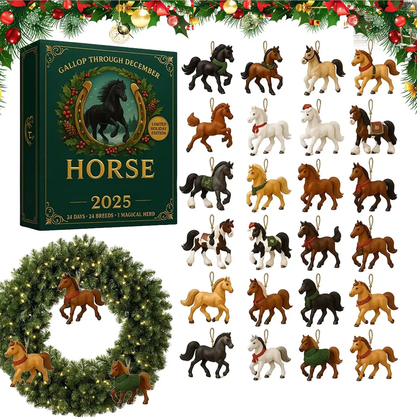 Bailey - Christmas Horse Calendar
