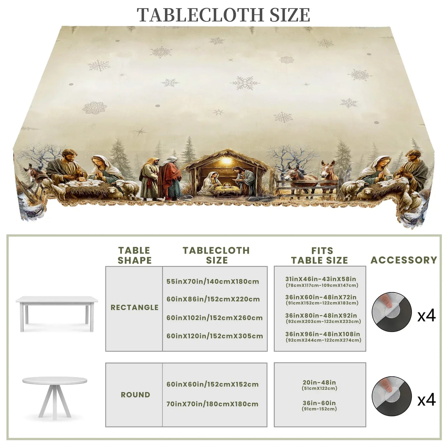 Ashyra - Festive Tablecloth
