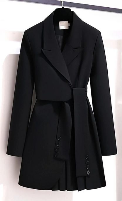 Kaliryn - Elegant Casual Belted Coat