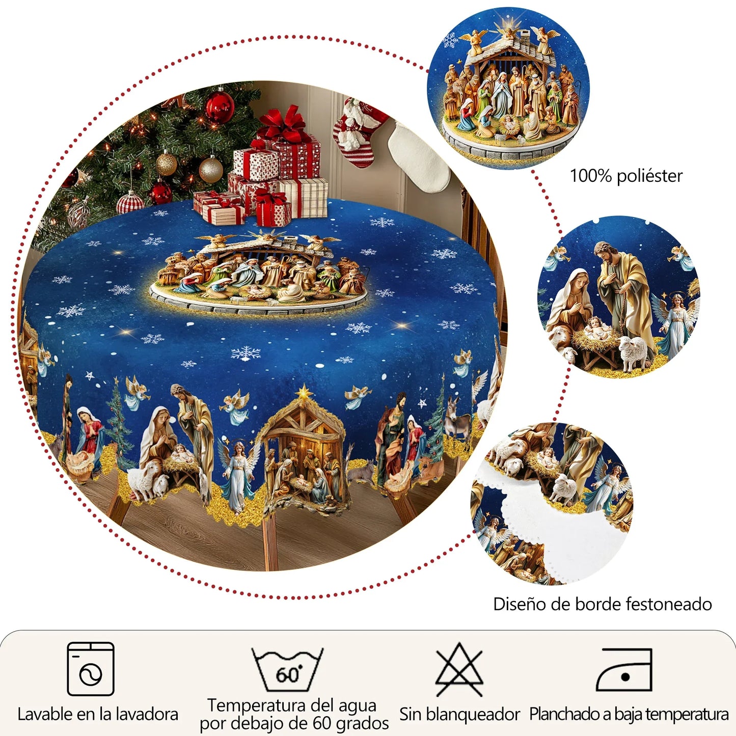 Arlienne - Christmas Tablecloth