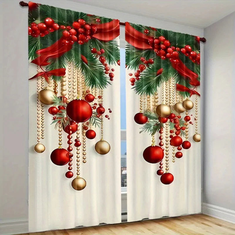 Ashvina - Christmas Decorative Curtain