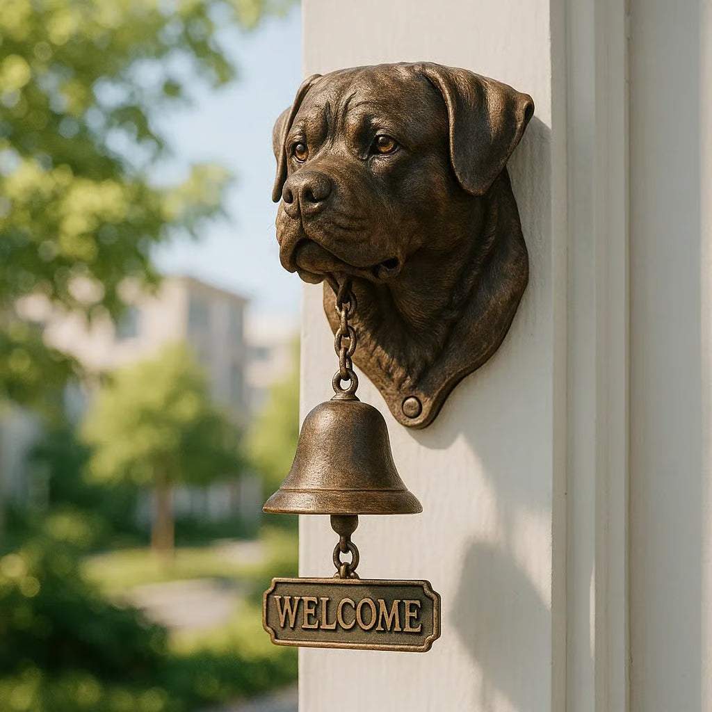 Severian - Antique Dog Welcome Bell