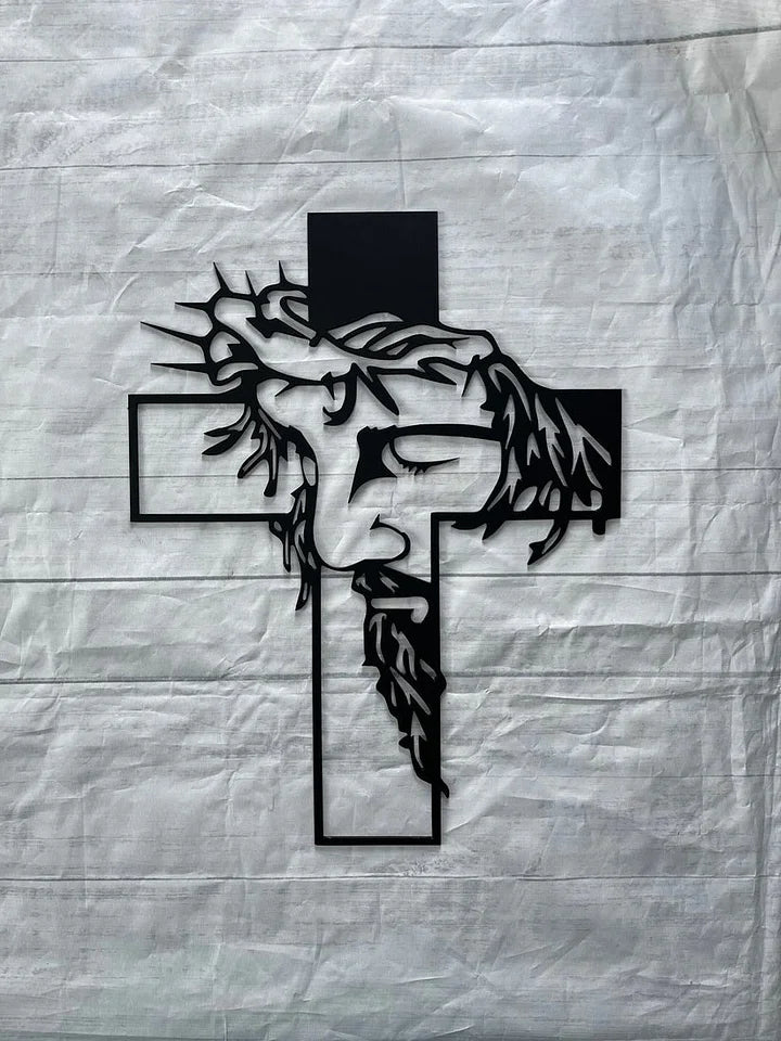 Sacred Jesus Wall Art Cross