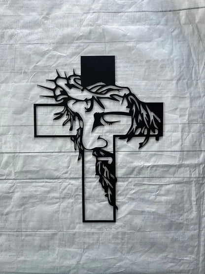 Sacred Jesus Wall Art Cross