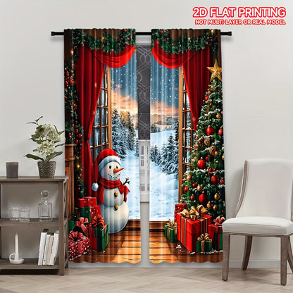 Aurielyn - Christmas Decorative Curtain