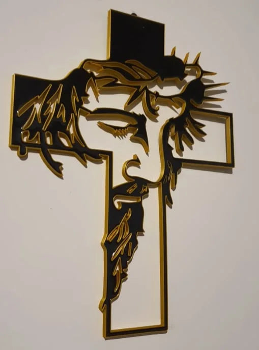 Sacred Jesus Wall Art Cross