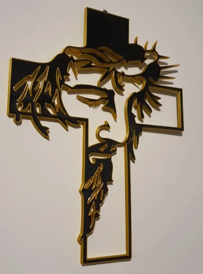 Sacred Jesus Wall Art Cross