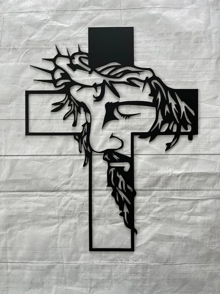 Sacred Jesus Wall Art Cross