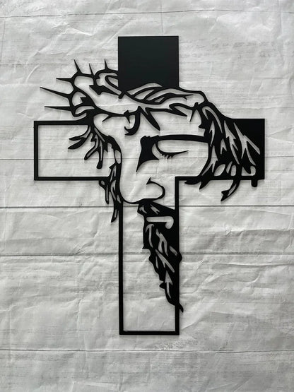Sacred Jesus Wall Art Cross