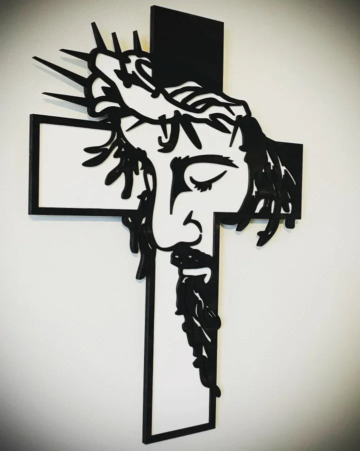 Sacred Jesus Wall Art Cross