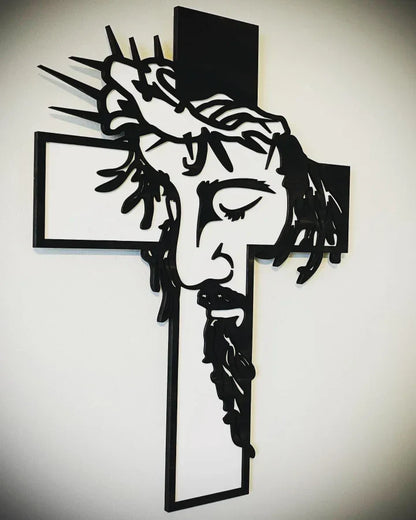 Sacred Jesus Wall Art Cross
