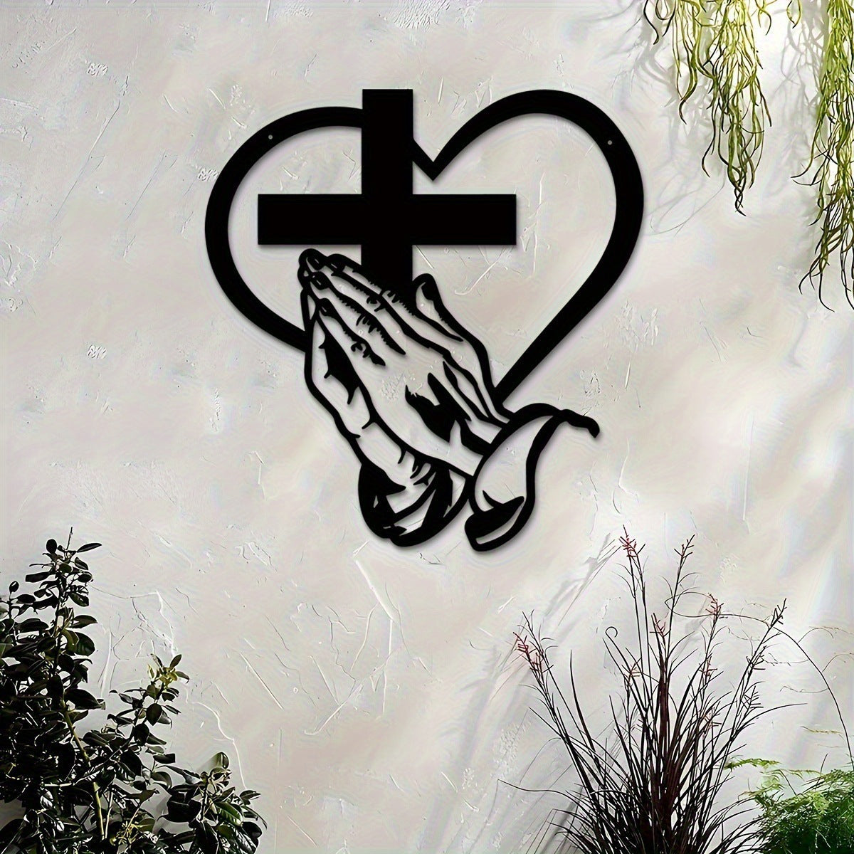 Clariel - Scripture Cross Metal Wall Art