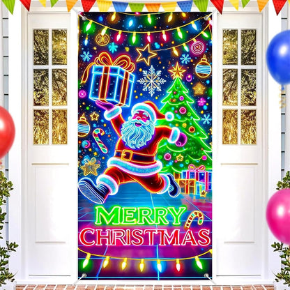 Caroline - Christmas Neon Door Banner