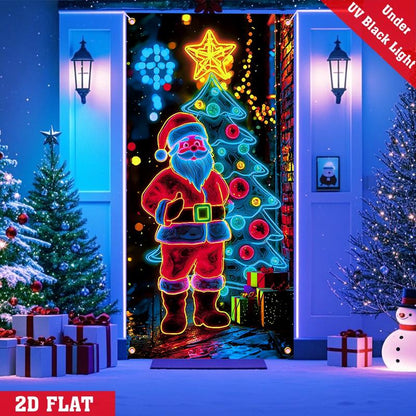 Caroline - Christmas Neon Door Banner