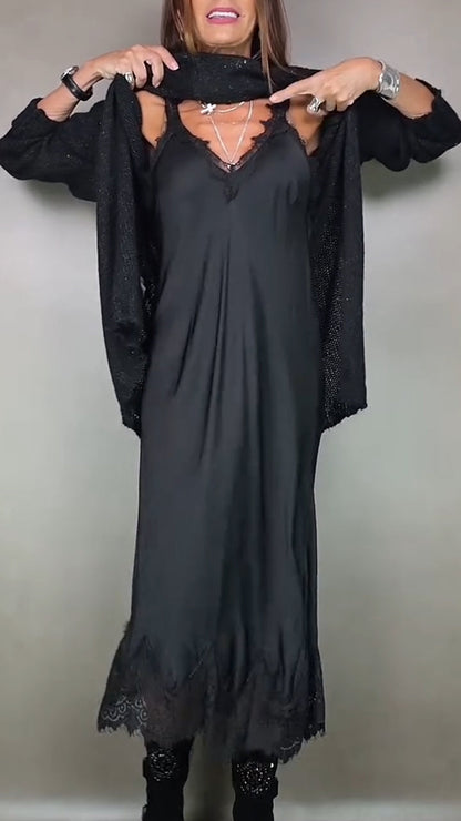 Anarise - Elegant Casual  Maxi Dress