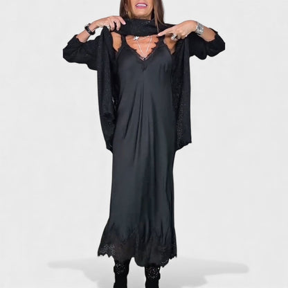 Abalyn - Stylish Casual Midi Dress