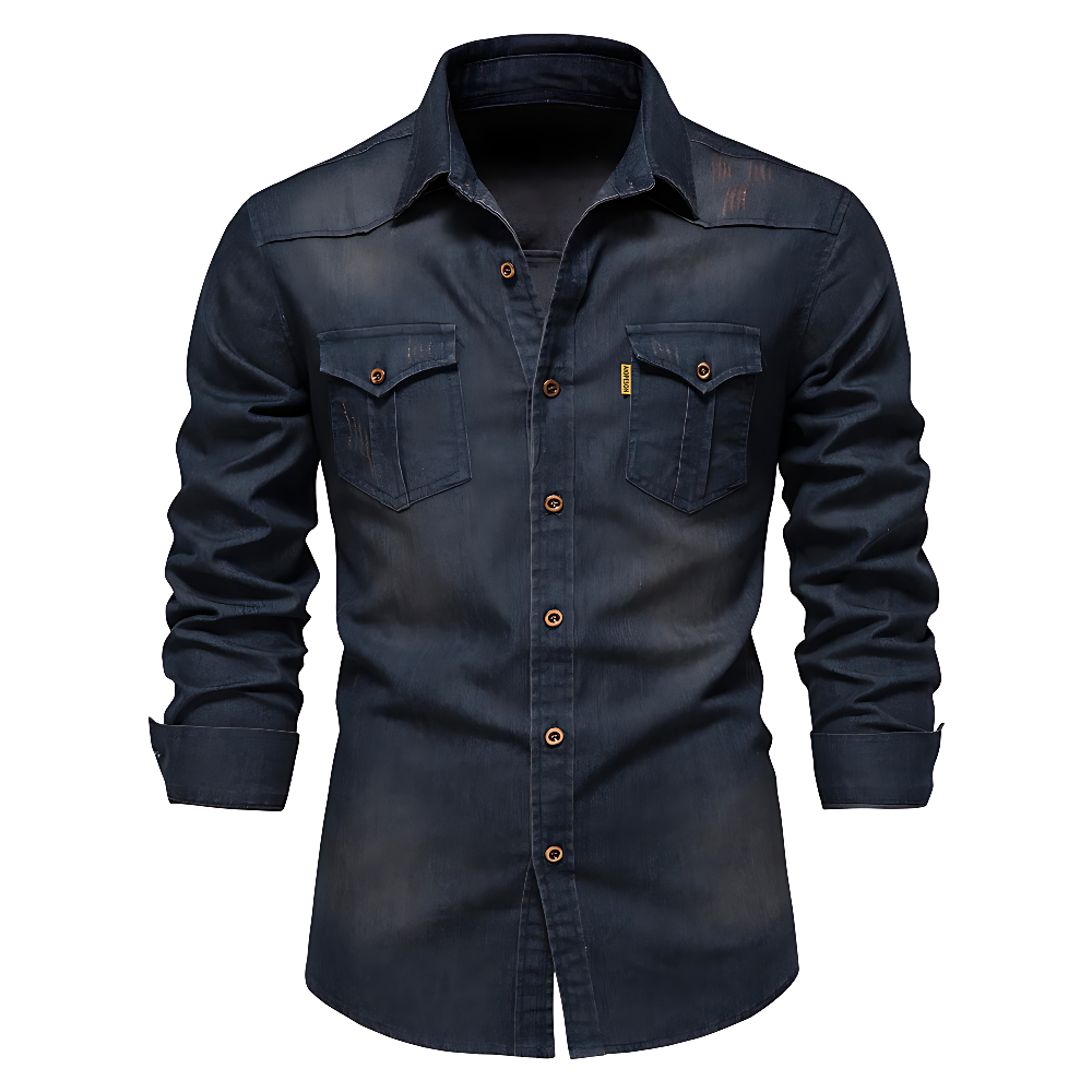 Carven - Stylish Casual Denim Shirt