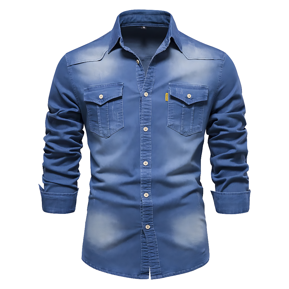 Carven - Stylish Casual Denim Shirt