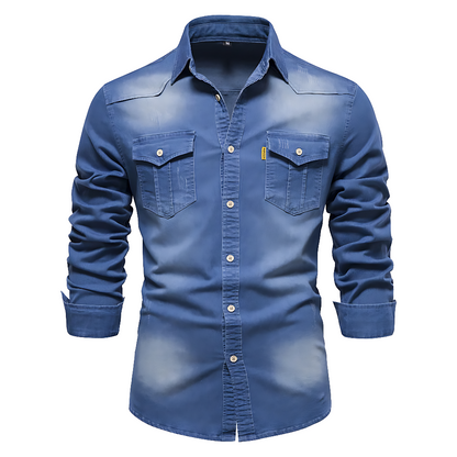 Carven - Stylish Casual Denim Shirt